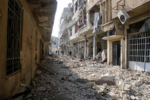 Relativa calma en el inicio de la tregua humanitaria en Ghouta Oriental